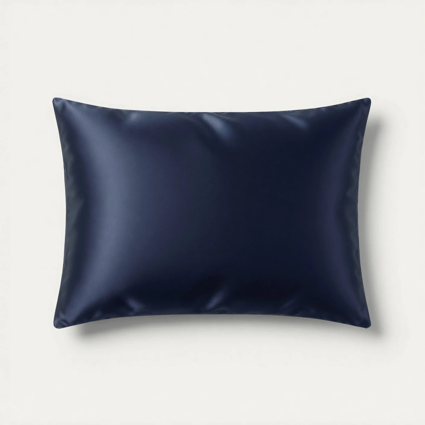moonchild organic silk pillowcase navy blue