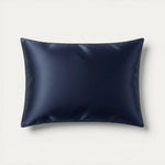 moonchild organic silk pillowcase navy blue