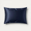 moonchild organic silk pillowcase navy blue