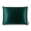 Moonchild premium organic silk pillowcase dark green emerald