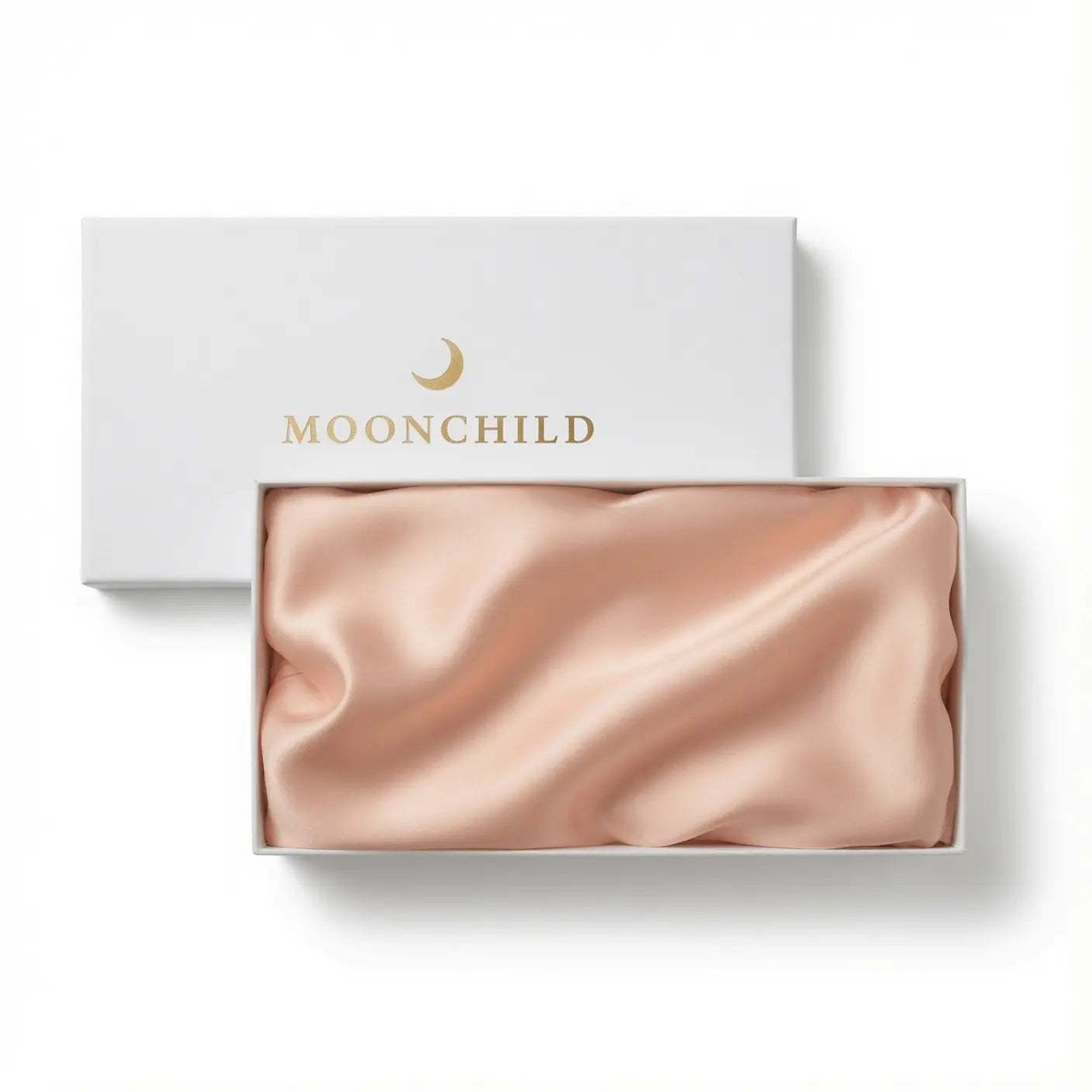 premium silk sleep pillowcase rose champagne