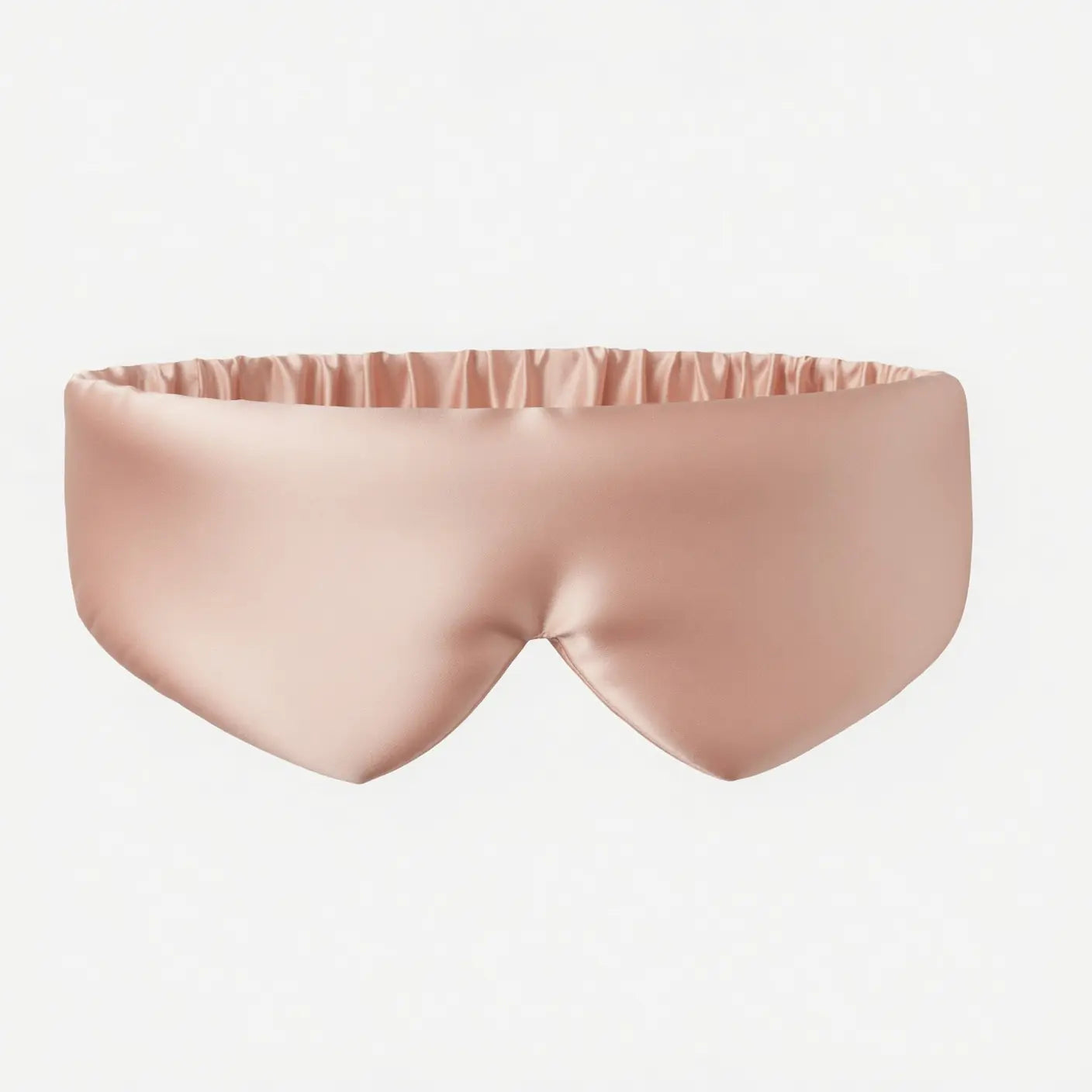 premium silk sleep mask rose champagne Italian silk
