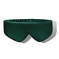 Moonchild premium organic silk sleep mask dark green emerald