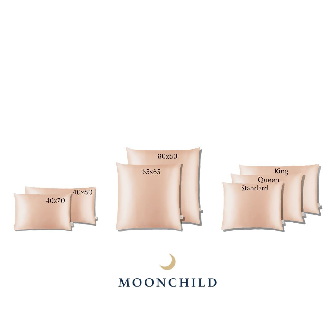 Peace Silk Pillowcase Sustainable Silk Pillowcase Moonchild